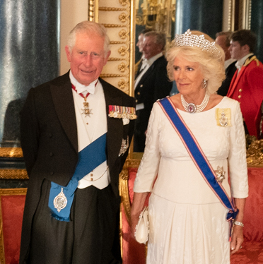 La famille Royale Britannique Le rois Charles et la reine Camilla