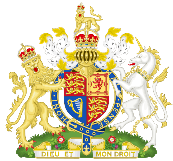 La famille Royale Britannique Armoiries royales du Royaume-Uni
